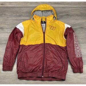 NFL Team Apparel Washington Commanders Youth 14/16 Zip Jacket Coat Hood Jersey